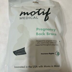 Motif Medical Pregnancy Back Brace - White